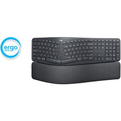 Buy Logitech ERGO K860 - Wireless Ergonomic Curved Full-Size Keyboard, Graphite,... in Cyprus, Nicosia, Limassol, Larnaka, Pafos