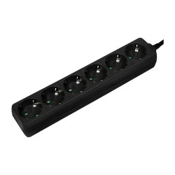 Logilink Steckdosenleiste 6-fach mit Schutzkontakt . schw. — Buy in Cyprus with Fast Delivery