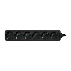Logilink Steckdosenleiste 6-fach mit Schutzkontakt . schw. — Buy in Cyprus with Fast Delivery