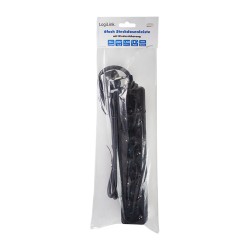 Logilink Steckdosenleiste 6-fach mit Schutzkontakt . schw. — Buy in Cyprus with Fast Delivery