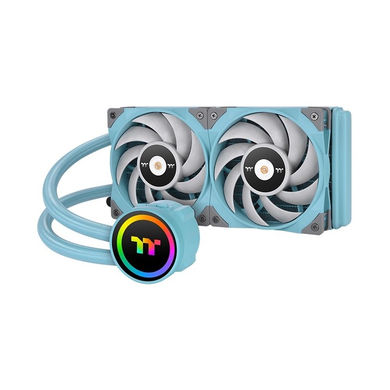 Buy Thermaltake TOUGHLIQUID 240 ARGB Sync - CL-W319-PL12TQ-A - Turquoise 240mm A... in Cyprus, Nicosia, Limassol, Larnaka, Pafos