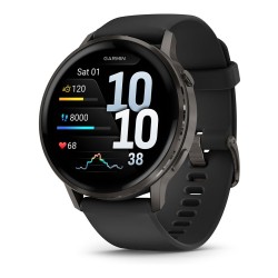 Garmin Venu 4 45mm Silikon-Armb. schwarz schiefergr — Buy in Cyprus with Fast Delivery