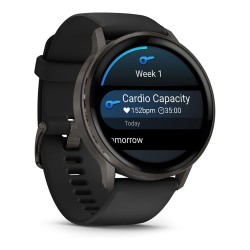 Garmin Venu 4 45mm Silikon-Armb. schwarz schiefergr — Buy in Cyprus with Fast Delivery