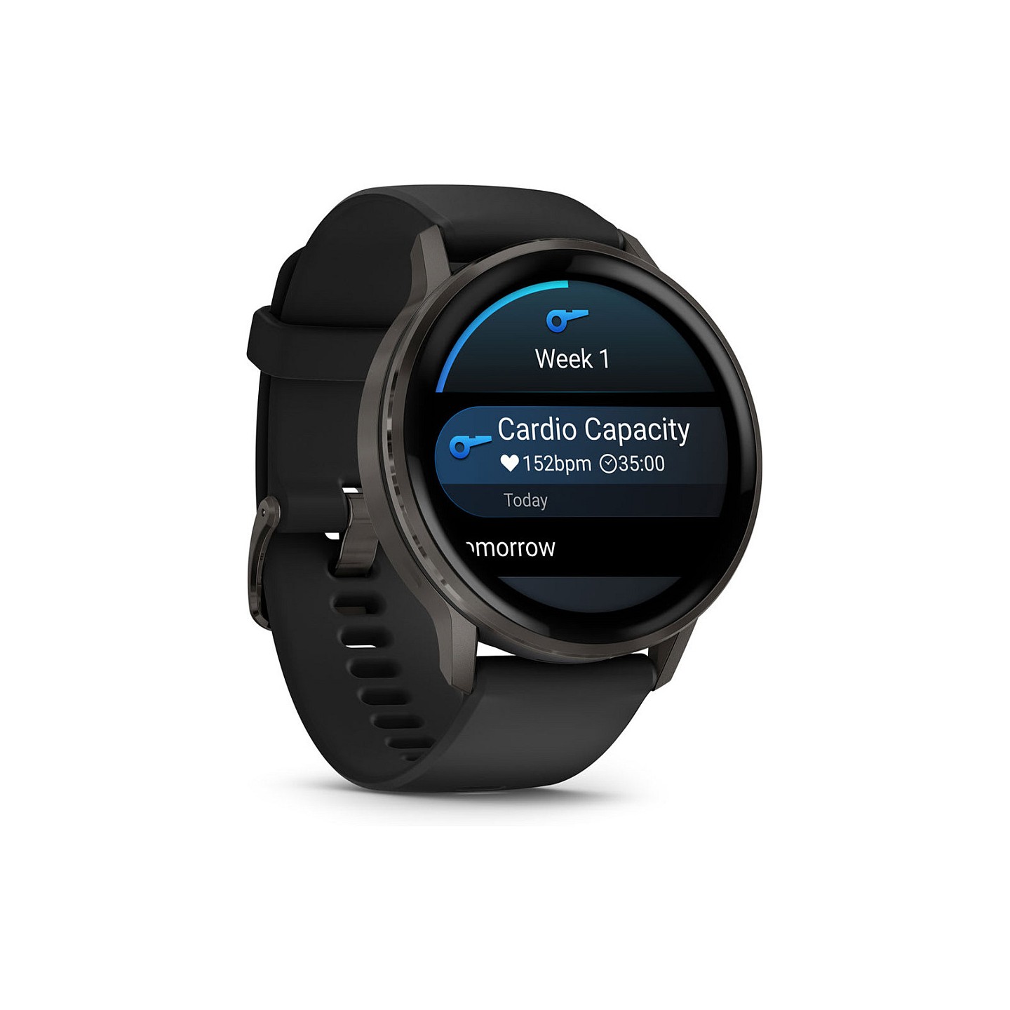 Garmin Venu 4 45mm Silikon-Armb. schwarz schiefergr — Buy in Cyprus with Fast Delivery