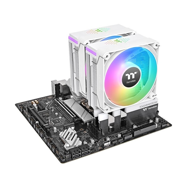 Buy Thermaltake ASTRIA 600 ARGB CPU Air Cooler - White, 120mm Fan, 265W TDP in Cyprus, Nicosia, Limassol, Larnaka, Pafos