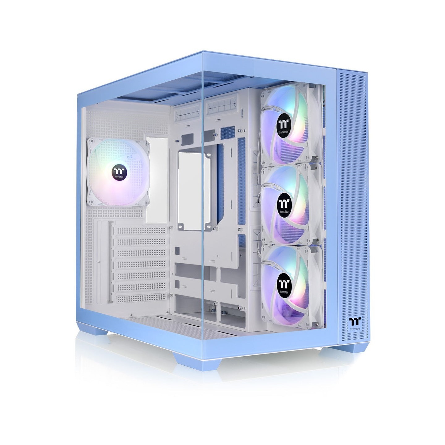Thermaltake View 380 TG ARGB Hydrangea Blue Mid-Tower Case (Boxed) — Buy in Cyprus with Fast Delivery