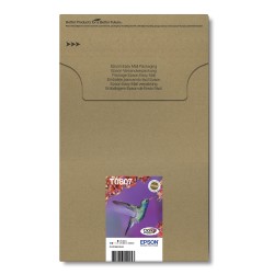 Epson Original Easy Mail Packing T0807 Kolibri Druckerpatronen 6er Multipack BK C M Y LC LM (C13T08074510)