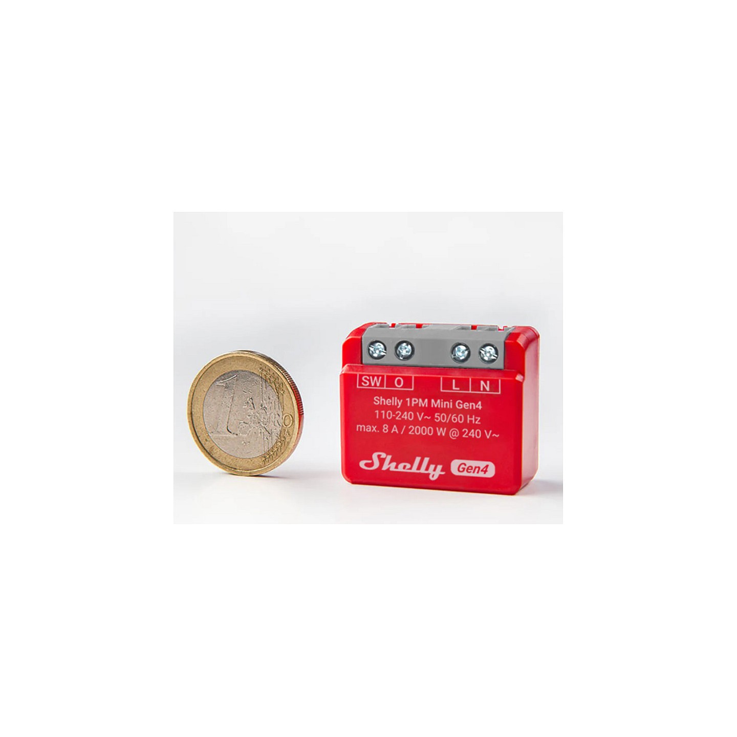 Shelly Relais '1PM Mini Gen4' WLAN BT Matter Zigbee Messfunktion max 8A 1 Kanal Unterputz — Buy in Cyprus with Fast Delivery