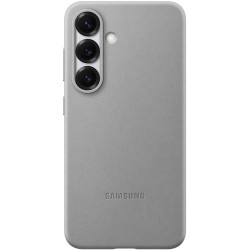 Buy Samsung Kindsuit Faux Leather Case - Galaxy S25 - Grey, Drop-Proof Cover in Cyprus, Nicosia, Limassol, Larnaka, Pafos