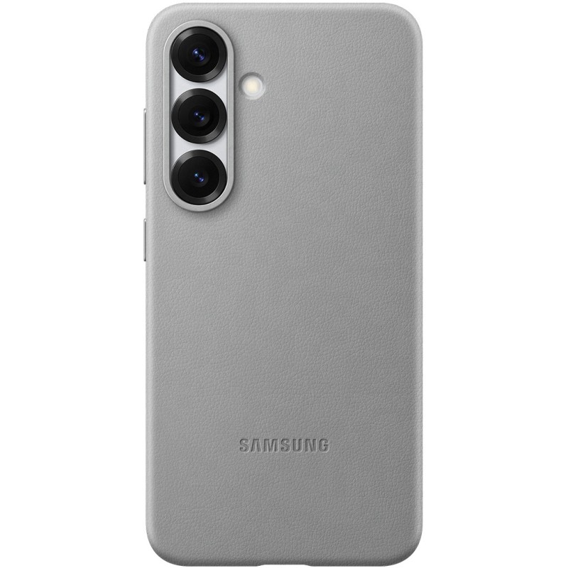Buy Samsung Kindsuit Faux Leather Case - Galaxy S25 - Grey, Drop-Proof Cover in Cyprus, Nicosia, Limassol, Larnaka, Pafos