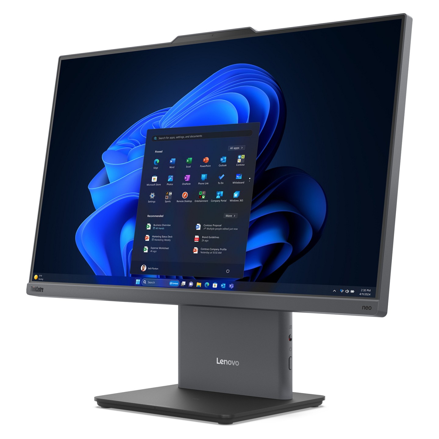 AIO Lenovo ThinkCentre neo50a 24 G5 12SD Core5 210H 16GB 512SSD W11Pro WLAN — Buy in Cyprus with Fast Delivery