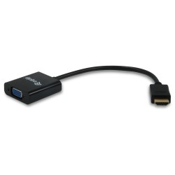 Equip HDMI Adapter VGA mit Audio schwarz — Buy in Cyprus with Fast Delivery