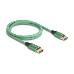 DELOCK DisplayPort Kabel 16K 60 Hz 1m grun Metall — Buy in Cyprus with Fast Delivery