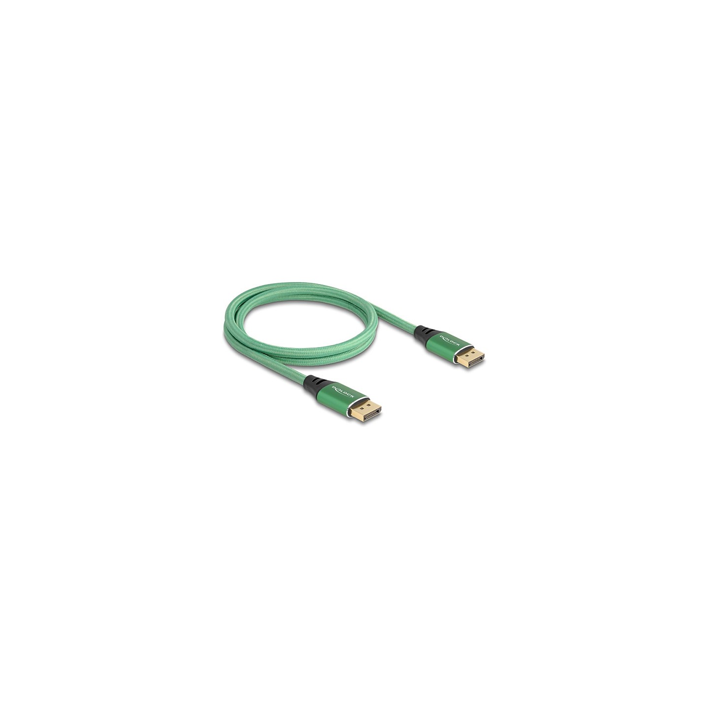 DELOCK DisplayPort Kabel 16K 60 Hz 1m grun Metall — Buy in Cyprus with Fast Delivery
