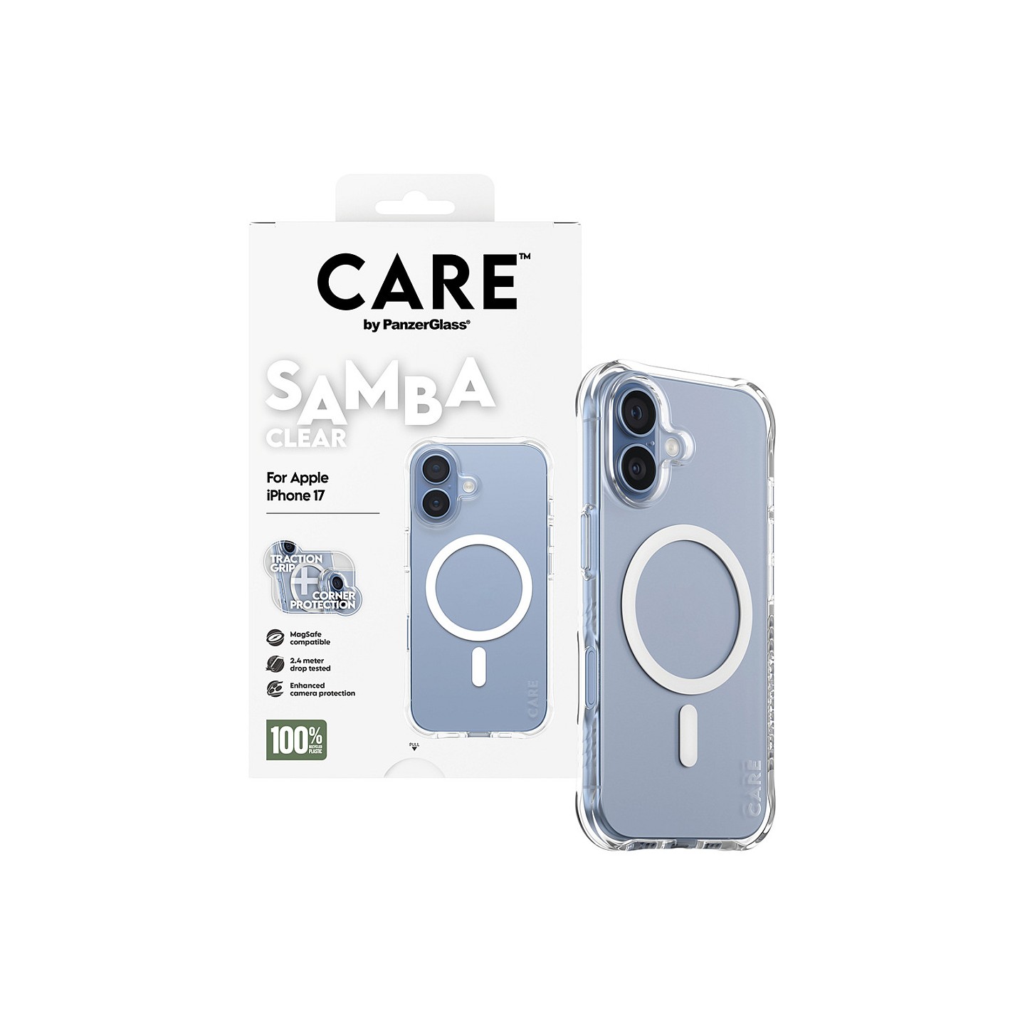CARE fashionable Samba clear MagSafe iPhone 17 — Buy in Cyprus with Fast Delivery