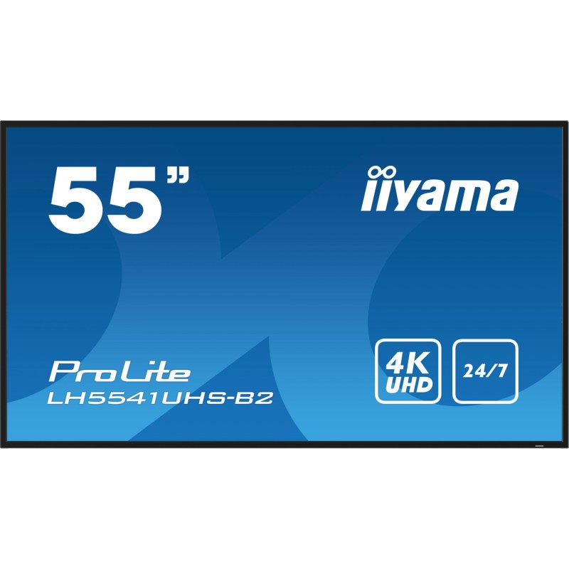 Buy iiyama LH5541UHS-B2 - 55in IPS 4K Digital Signage, 3xHDMI, 2GB RAM/16GB Stor... in Cyprus, Nicosia, Limassol, Larnaka, Pafos