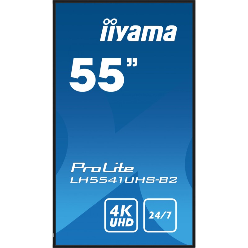 Buy iiyama LH5541UHS-B2 - 55in IPS 4K Digital Signage, 3xHDMI, 2GB RAM/16GB Stor... in Cyprus, Nicosia, Limassol, Larnaka, Pafos