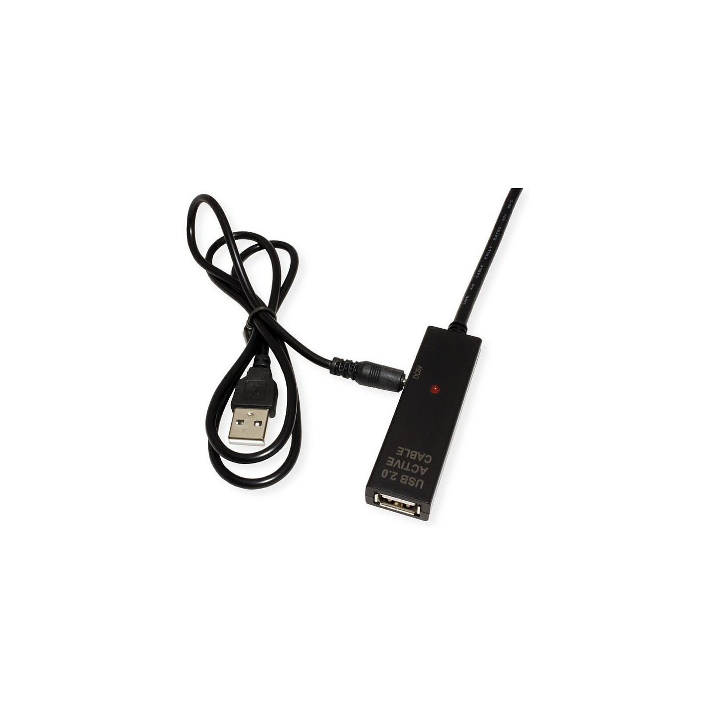 VALUE USB 2.0 Verlngerung. aktiv. mit Repeater. A-C. schwarz. 15 m — Buy in Cyprus with Fast Delivery