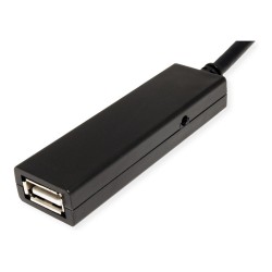 VALUE USB 2.0 Verlngerung. aktiv. mit Repeater. A-C. schwarz. 15 m — Buy in Cyprus with Fast Delivery