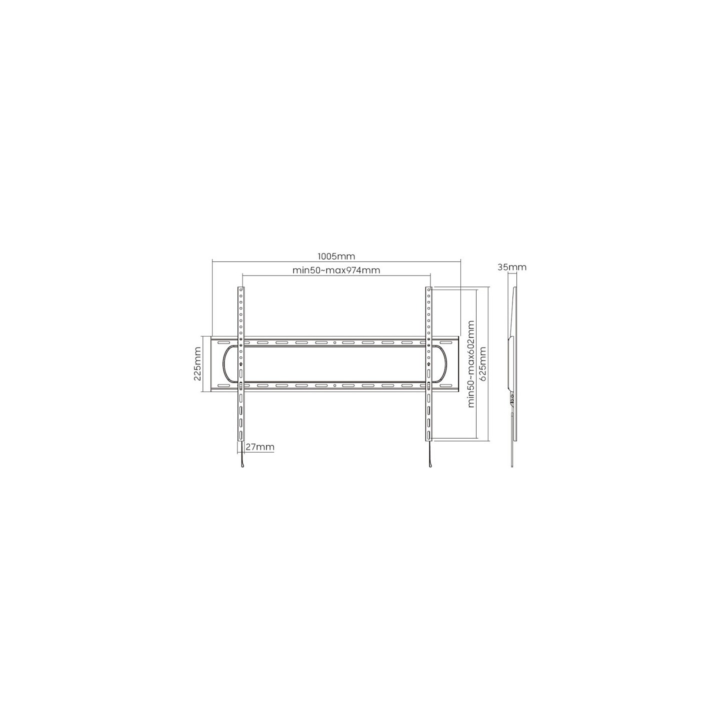 Equip Wandhalterung 60'-120' 1TFT Fest 120Kg sw retail — Buy in Cyprus with Fast Delivery