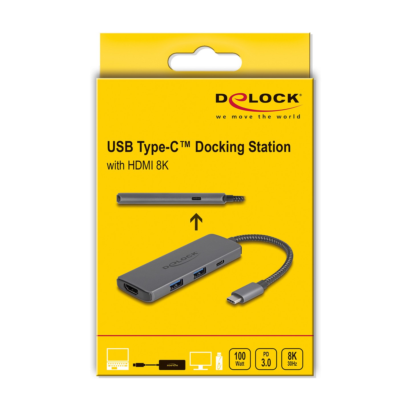 USB Type-CTM Dockingstation 8K - HDMI USB PD 3.0 100 W — Buy in Cyprus with Fast Delivery