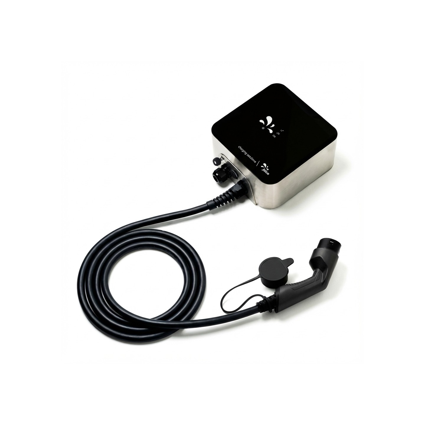Juice Technology JUICE CHARGER me (schwarz silber. 11 kW. 5 m Kabel. RFID. MID-Energiezhler)