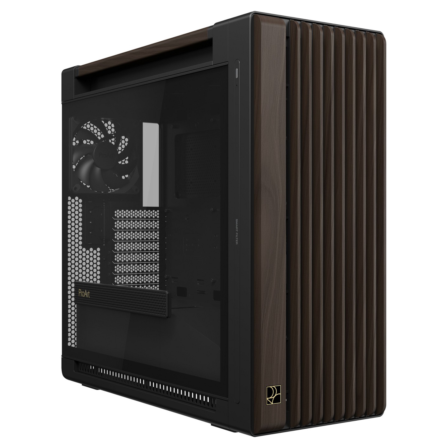 ASUS PROART PA602 WALNUT WOOD TG PWM MODERN BLACK — Buy in Cyprus with Fast Delivery