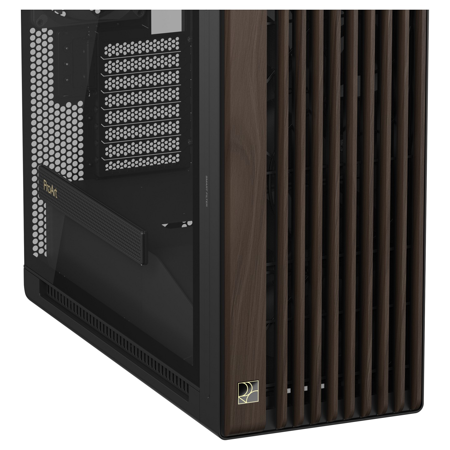 ASUS PROART PA602 WALNUT WOOD TG PWM MODERN BLACK — Buy in Cyprus with Fast Delivery