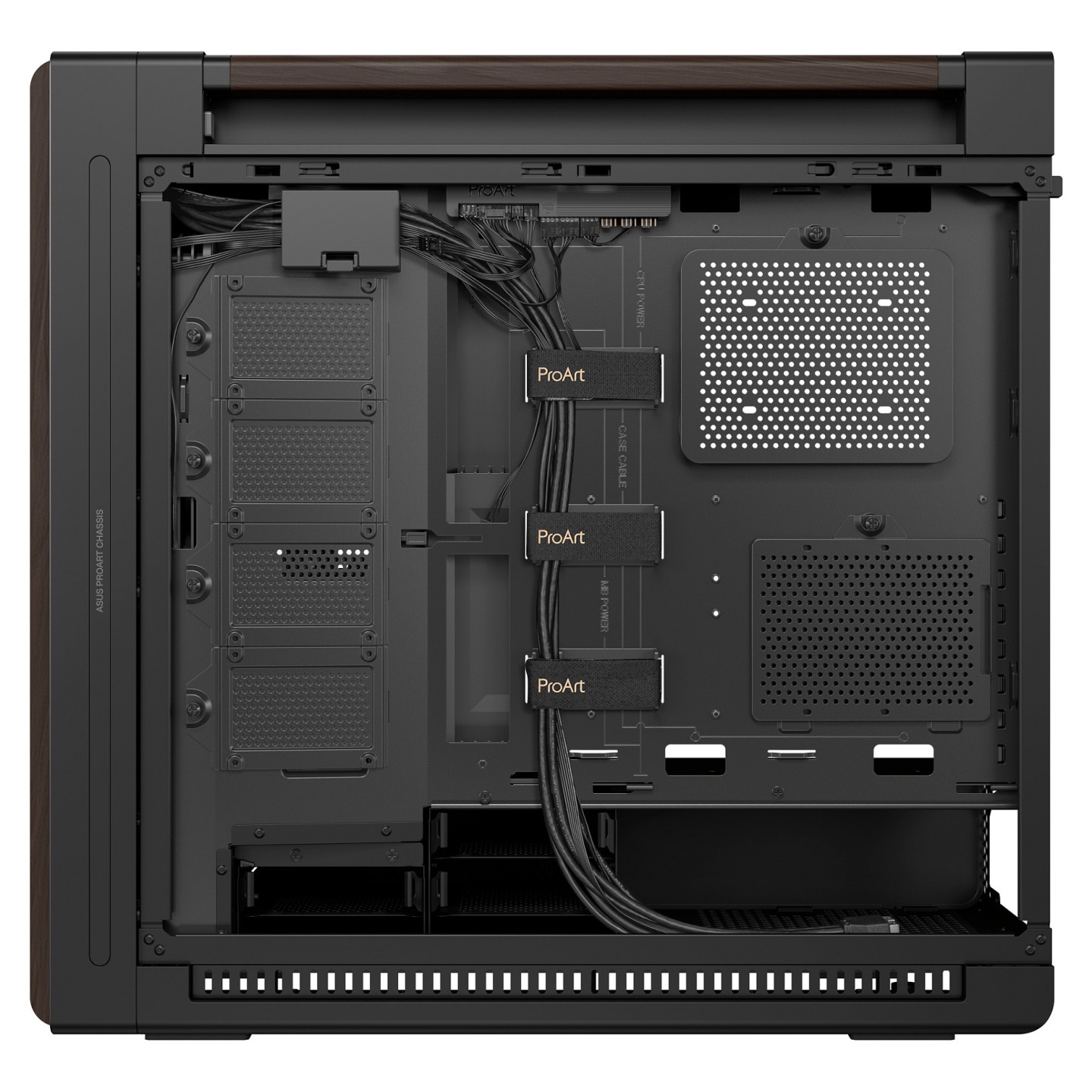 ASUS PROART PA602 WALNUT WOOD TG PWM MODERN BLACK — Buy in Cyprus with Fast Delivery