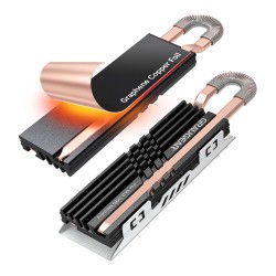 GRAUGEAR Heatpipe Kühlkörper SSD M.2 NVMe 2280 Graphen-Kupfe — Buy in Cyprus with Fast Delivery