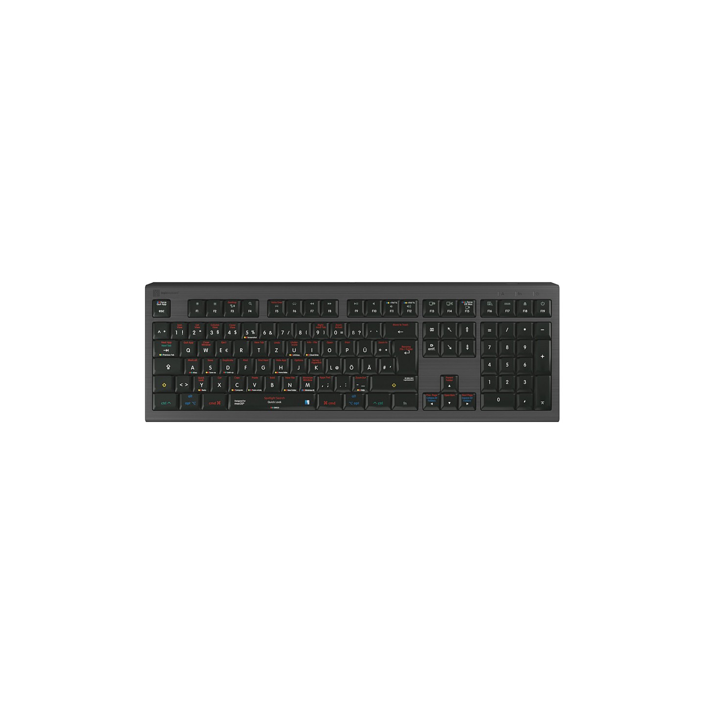 LogicKeyboard macOS X Shortcuts Astra 2 DE (Mac) — Buy in Cyprus with Fast Delivery