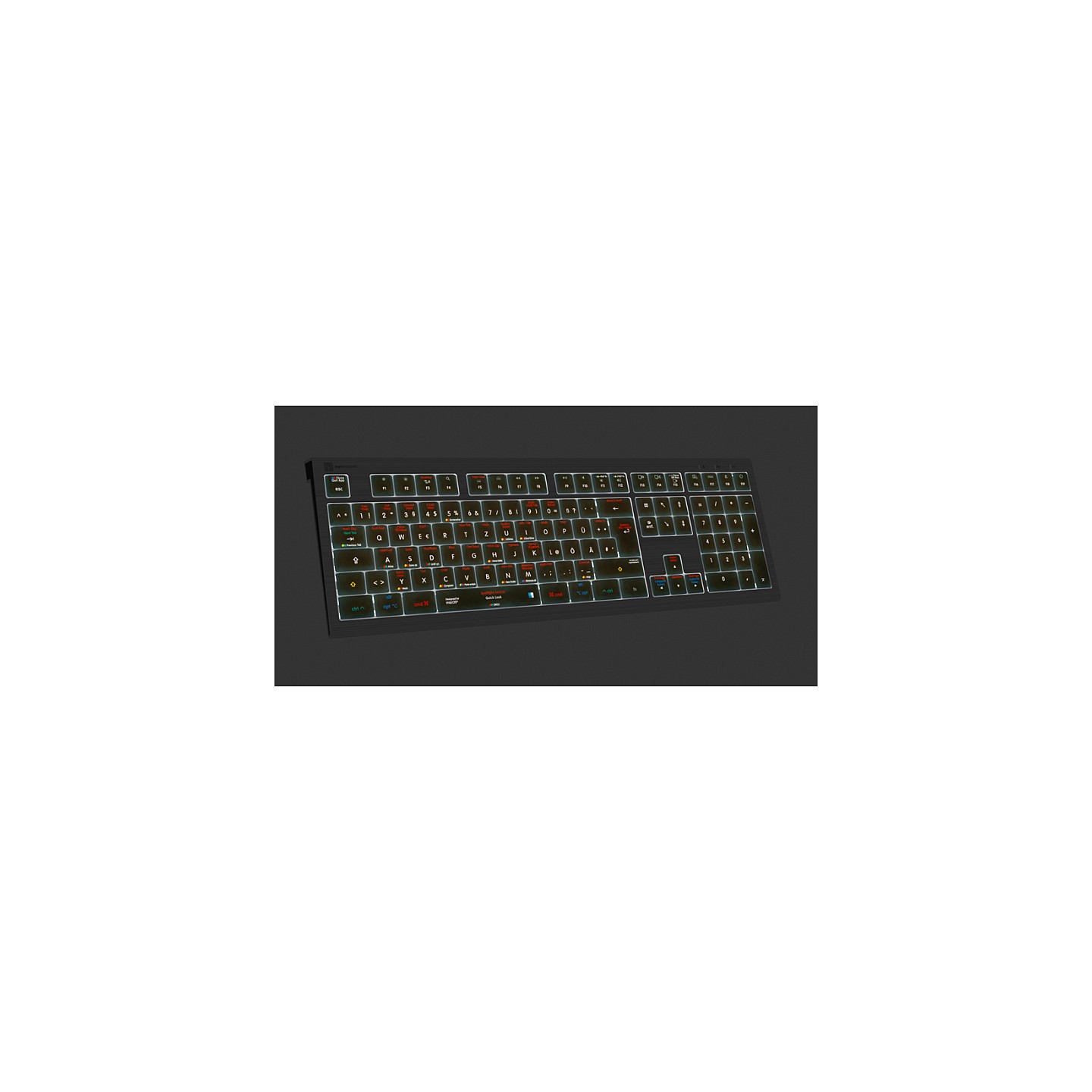 LogicKeyboard macOS X Shortcuts Astra 2 DE (Mac) — Buy in Cyprus with Fast Delivery