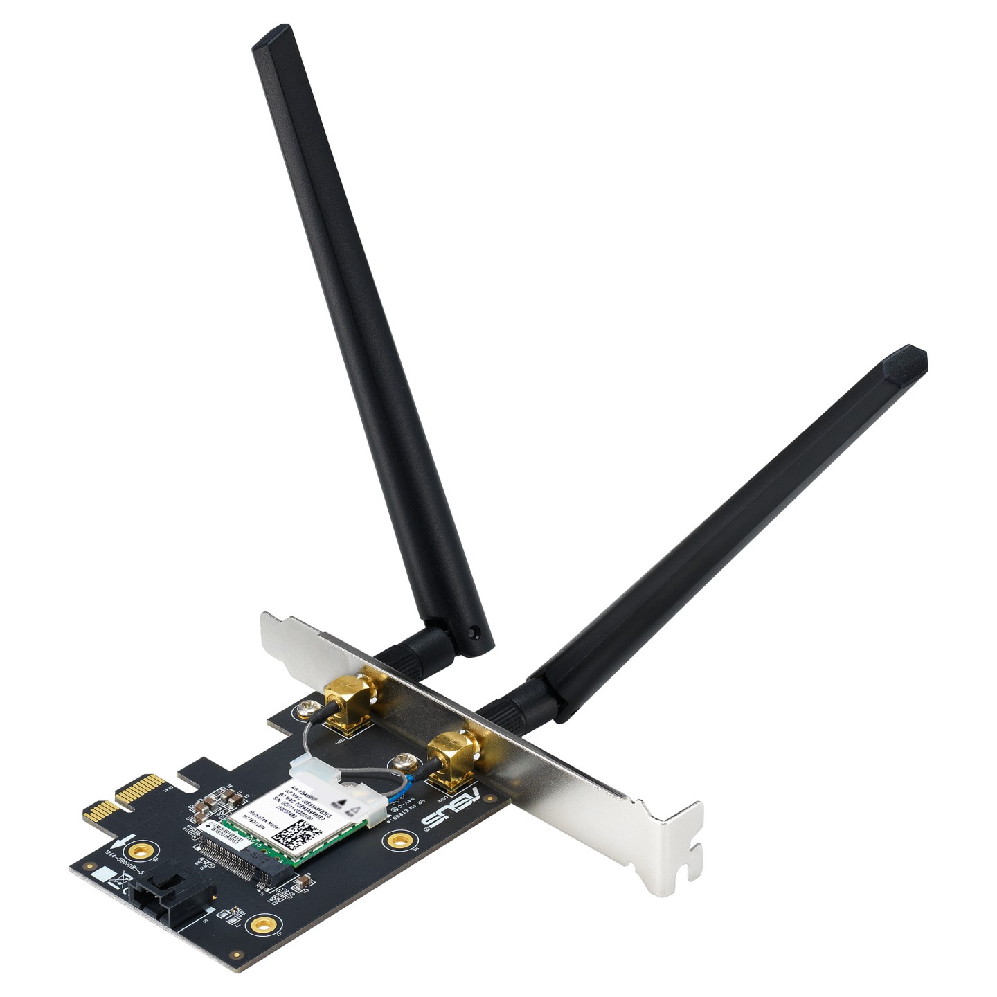 ASUS PCE-BE6500 WiFi 7 Bluetooth 5.4 Adapter BE6500 Triband. PCI Express. 2x Externe Antenne