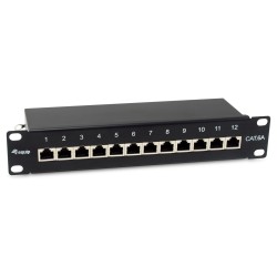 Equip Patchpanel 12x RJ45 Cat6A 10' FTP 1HE Premium schwarz — Buy in Cyprus with Fast Delivery