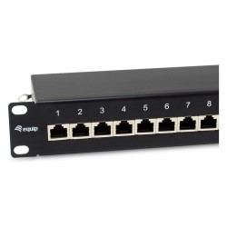 Equip Patchpanel 12x RJ45 Cat6A 10' FTP 1HE Premium schwarz — Buy in Cyprus with Fast Delivery
