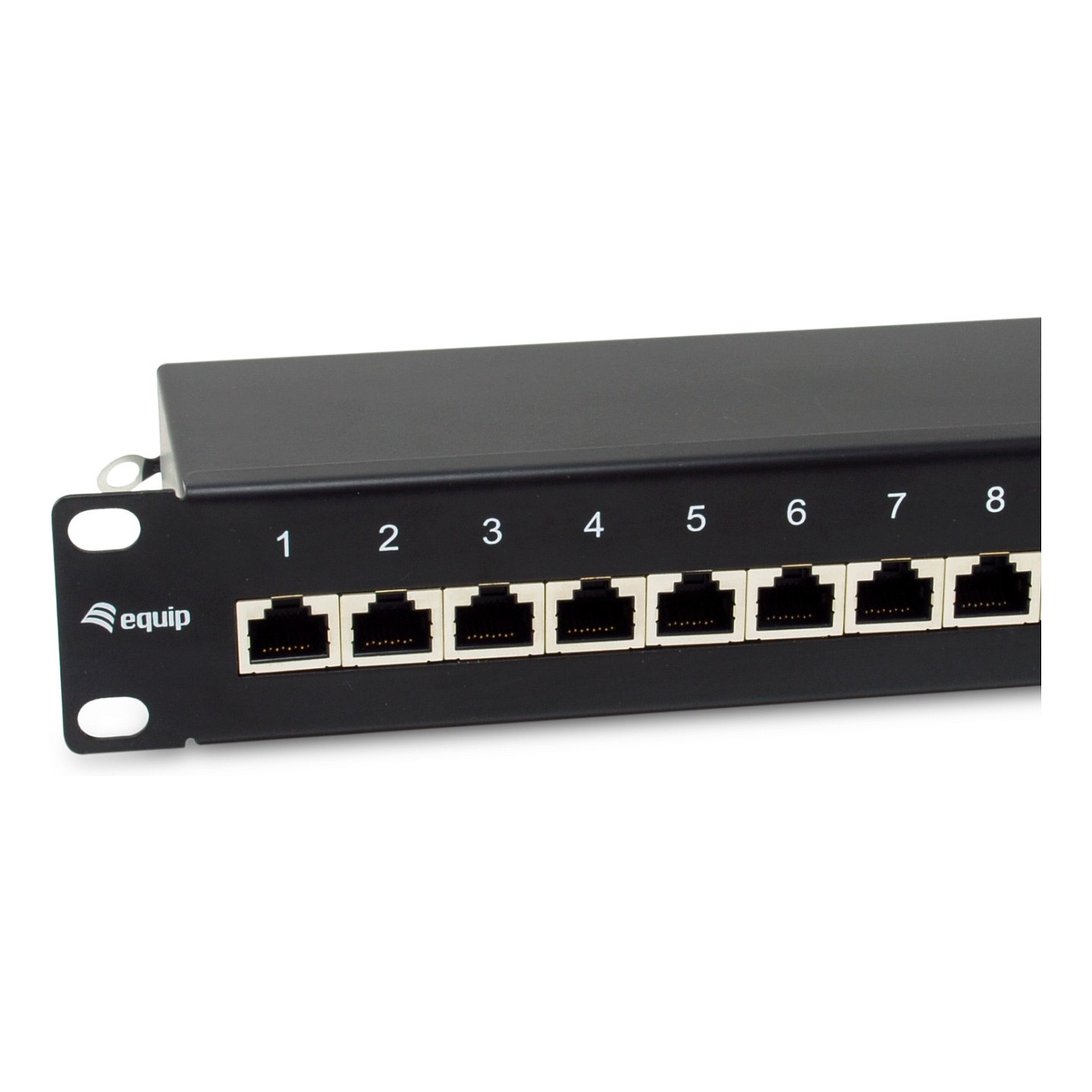 Equip Patchpanel 12x RJ45 Cat6A 10' FTP 1HE Premium schwarz — Buy in Cyprus with Fast Delivery