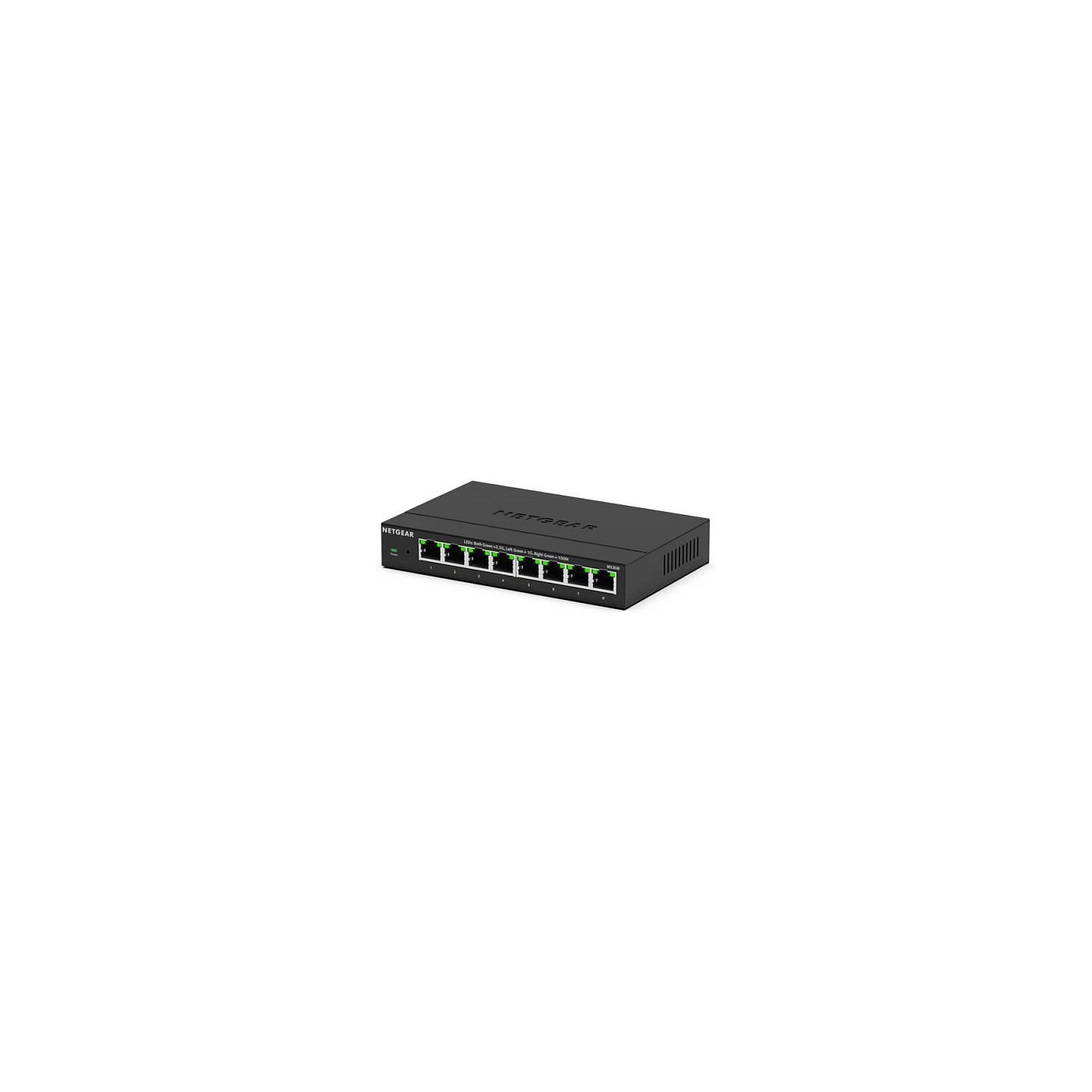 NETGEAR 300 Series Plus MS308 - Switch - Multi-Gigabit - managed - 8 x 100 1000 2.5G - Desktop. wandmontierbar