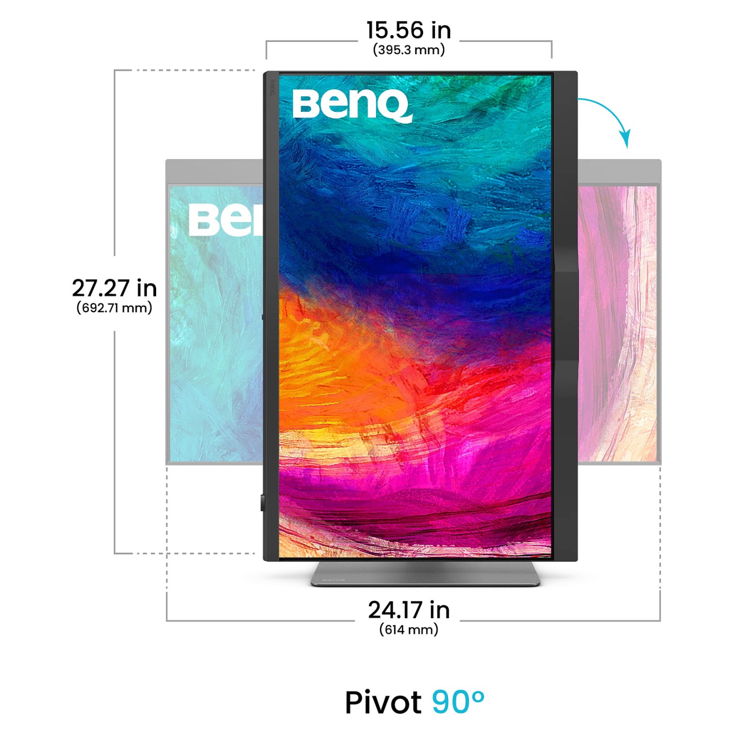 BenQ PD2770U Professional Designer Monitor 68.58 cm (27') — Buy in Cyprus with Fast Delivery