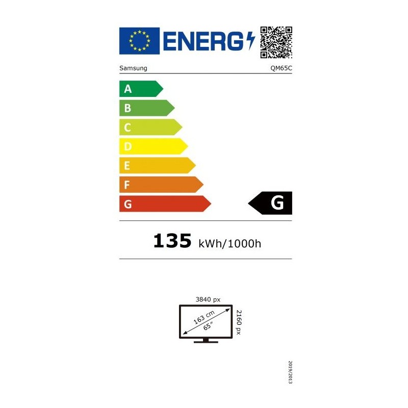 Buy Samsung LH65QMCEBGCXEN - 65" 4K UHD Digital Signage Display, Tizen 7.0, 500 ... in Cyprus, Nicosia, Limassol, Larnaka, Pafos