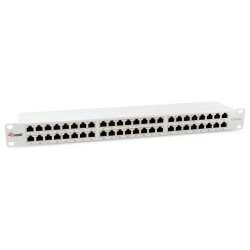Equip Patchpanel 48x RJ45 Cat6A 19' FTP 1HE Premium hellgrau — Buy in Cyprus with Fast Delivery