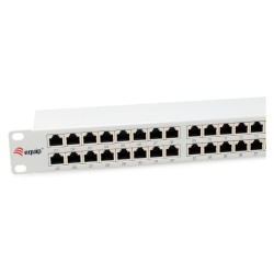 Equip Patchpanel 48x RJ45 Cat6A 19' FTP 1HE Premium hellgrau — Buy in Cyprus with Fast Delivery
