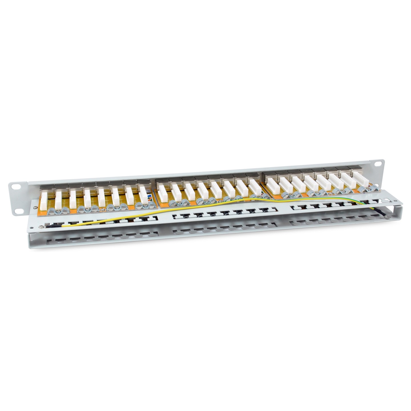 Equip Patchpanel 48x RJ45 Cat6A 19' FTP 1HE Premium hellgrau — Buy in Cyprus with Fast Delivery