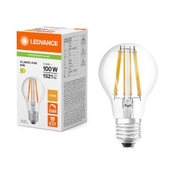 Osram CLA100DIM 11W 827 FILCL E27 P LED Lampe 1521lm 2700K E27 dimm — Buy in Cyprus with Fast Delivery