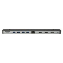 Plusonic USB-C Docking Adapter Hub 9in1 with HDMI DP LAN USB — Buy in Cyprus with Fast Delivery