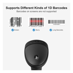 inateck Barcodescanner 33 black [BCST-33_black] — Buy in Cyprus with Fast Delivery