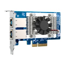 QNAP QXG-10G2T Netzwerkadapter-PCIe 10 GBE RJ45 x2 — Buy in Cyprus with Fast Delivery