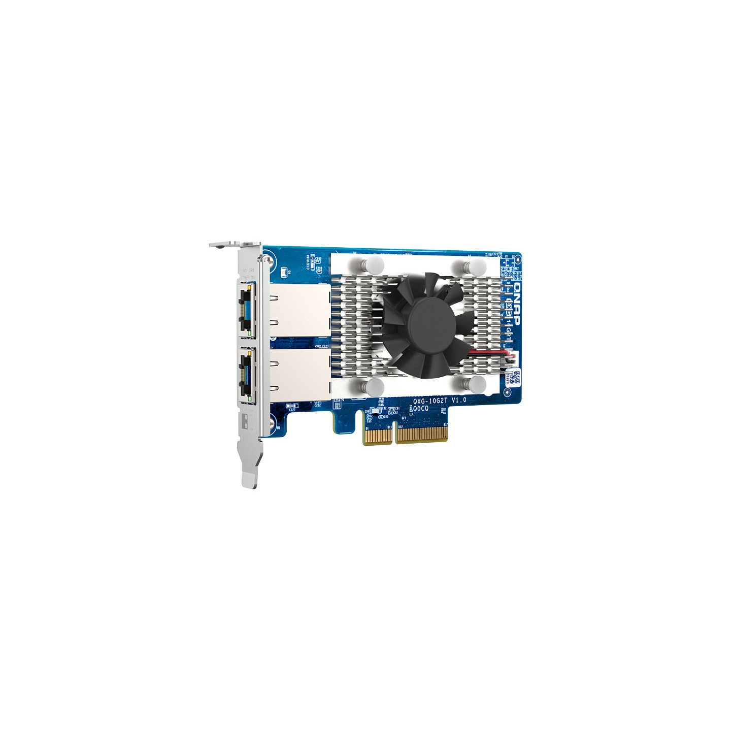 QNAP QXG-10G2T Netzwerkadapter-PCIe 10 GBE RJ45 x2 — Buy in Cyprus with Fast Delivery