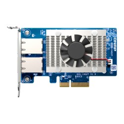 QNAP QXG-10G2T Netzwerkadapter-PCIe 10 GBE RJ45 x2 — Buy in Cyprus with Fast Delivery