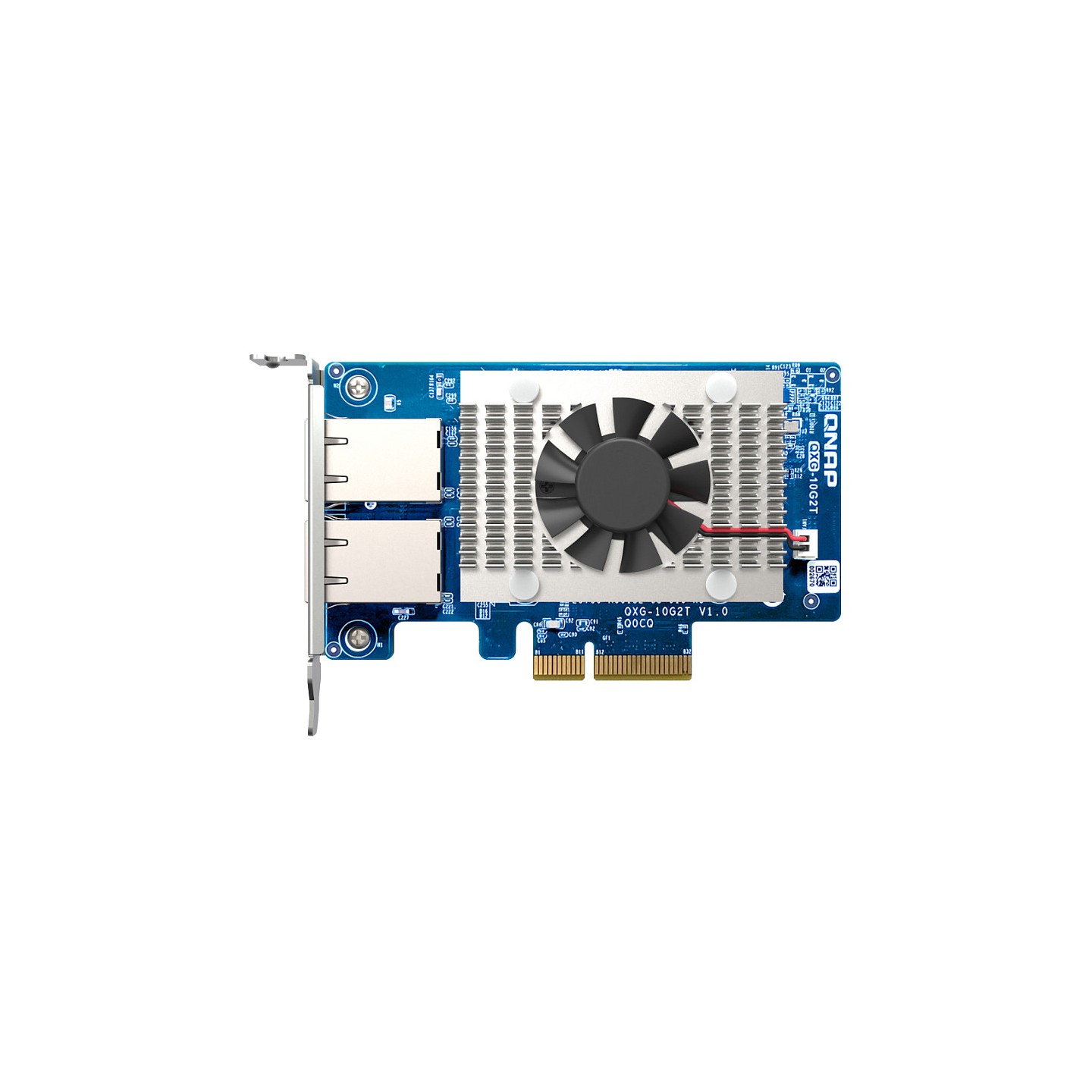 QNAP QXG-10G2T Netzwerkadapter-PCIe 10 GBE RJ45 x2 — Buy in Cyprus with Fast Delivery