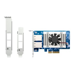 QNAP QXG-10G2T Netzwerkadapter-PCIe 10 GBE RJ45 x2 — Buy in Cyprus with Fast Delivery
